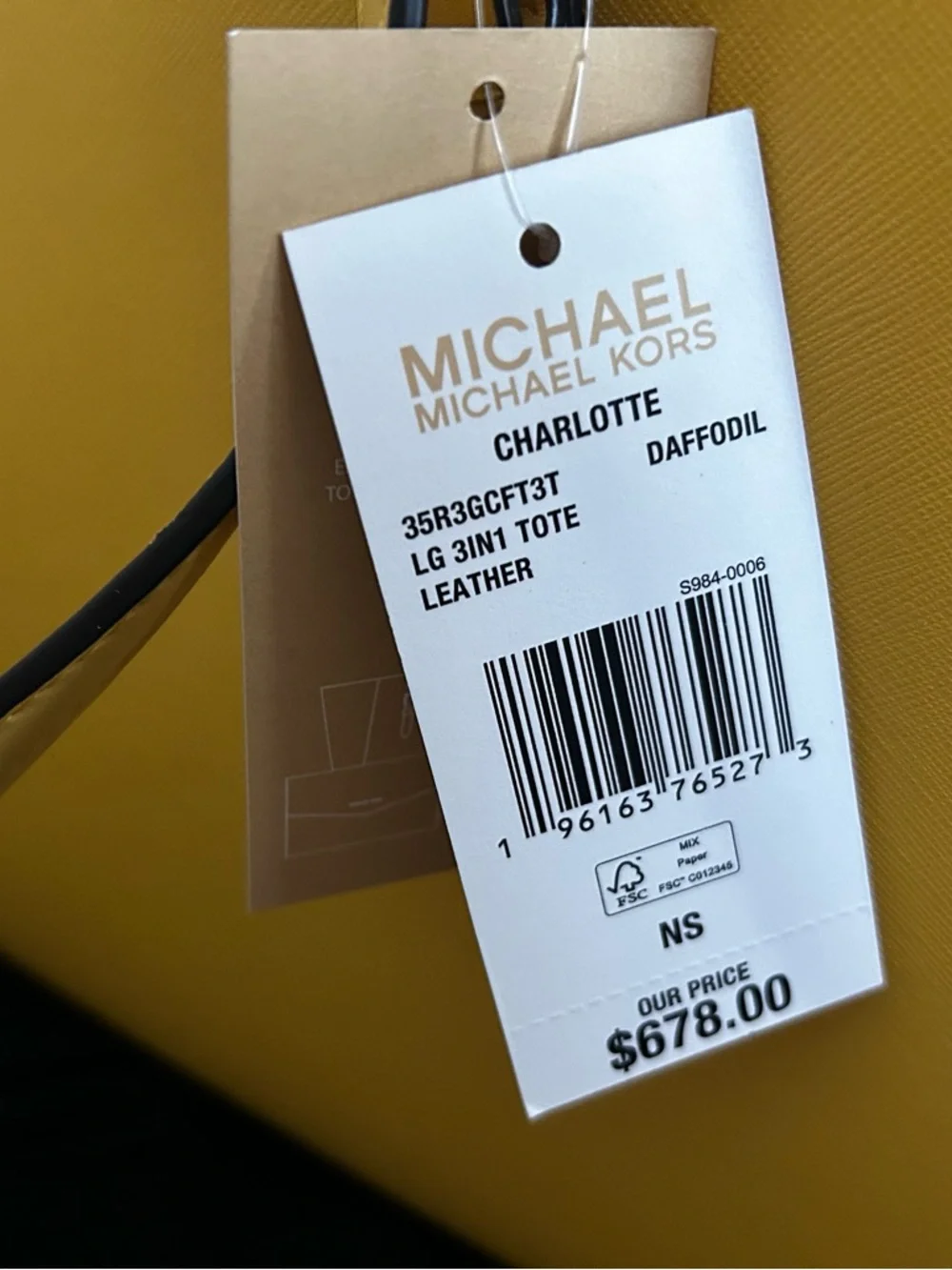 FOR UR SPRING/ SUMMER BAG COLLECTION: MK Daisy 3-Pcs Tote, Crossbody/Wristlet - Picture 9 of 15